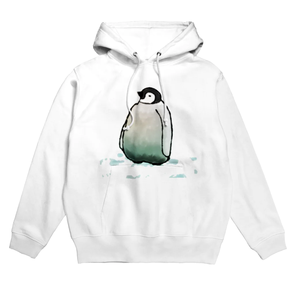 ぬこぬこペイントのペンギンくん Hoodie