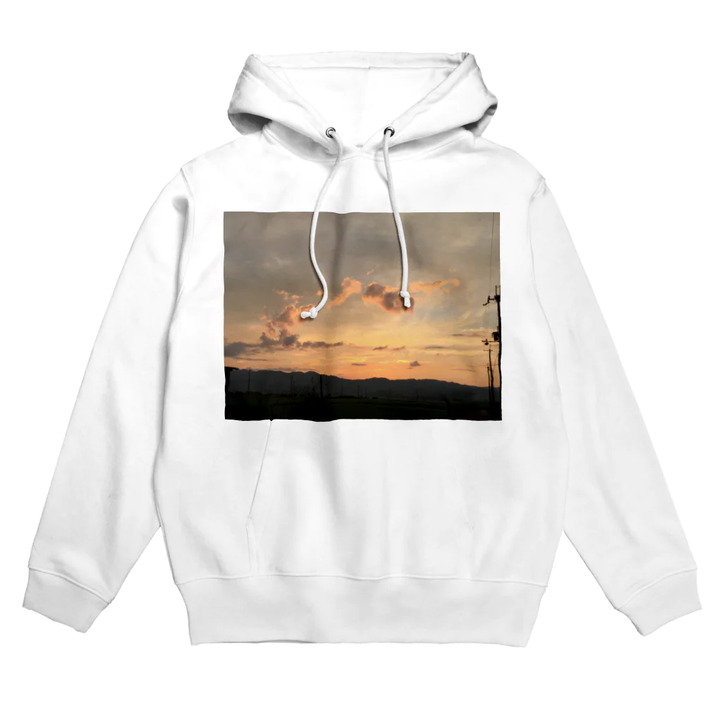 ストリートファッションの夕日 Hoodie