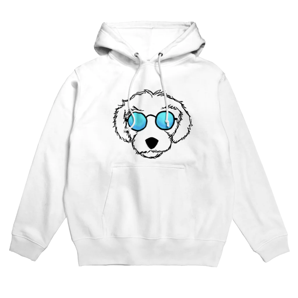 beiluck_shopのsunglasse dog Hoodie