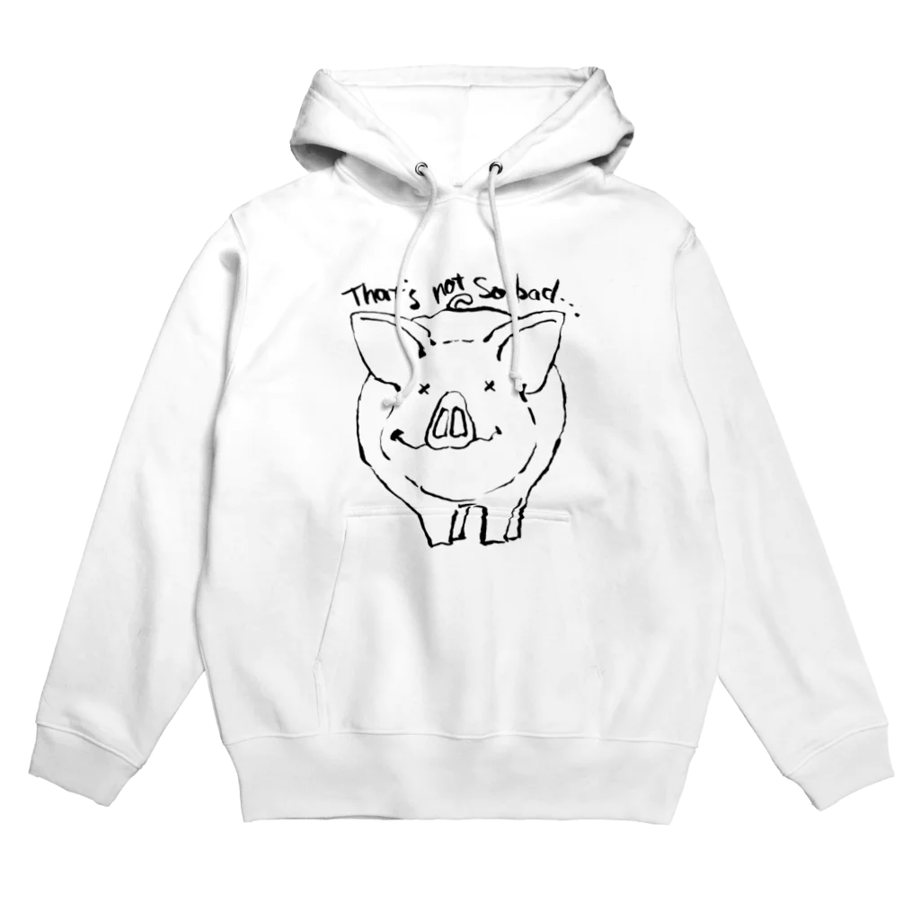 いまむら文庫のEnjoy!! Piggy!! That's not so bad Hoodie