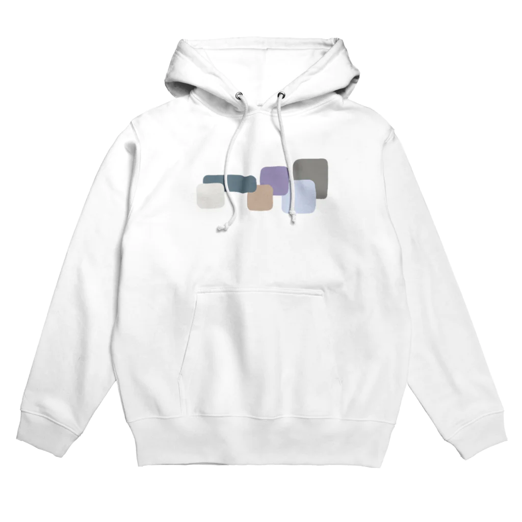 サイコロパステルのスクエアブロック Hoodie