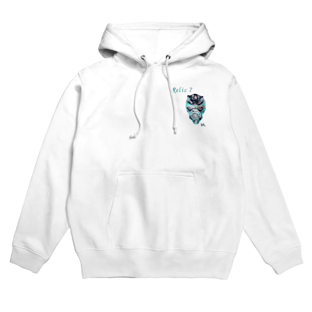 Relic7のRelic 7　二角鬼スカル Hoodie