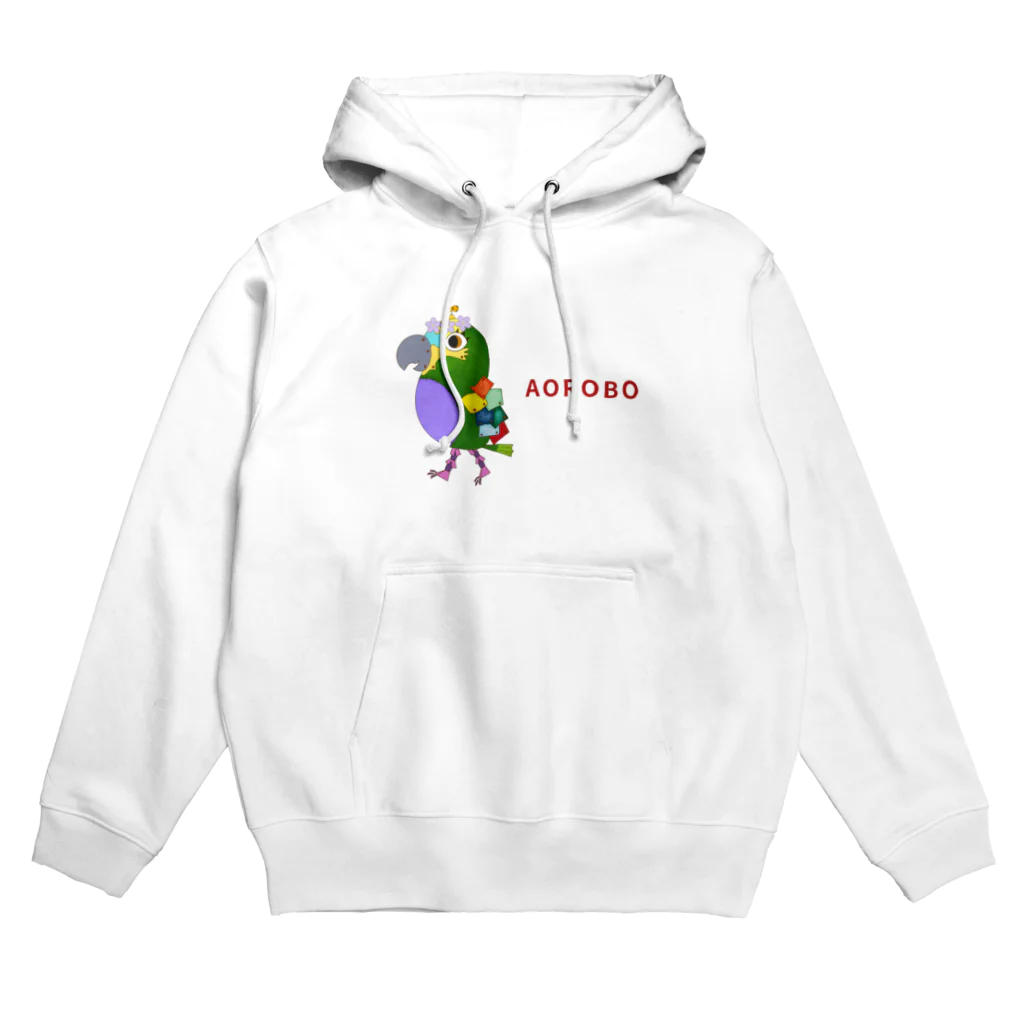 ねこぜや のROBOBO アオボウシインコ Hoodie