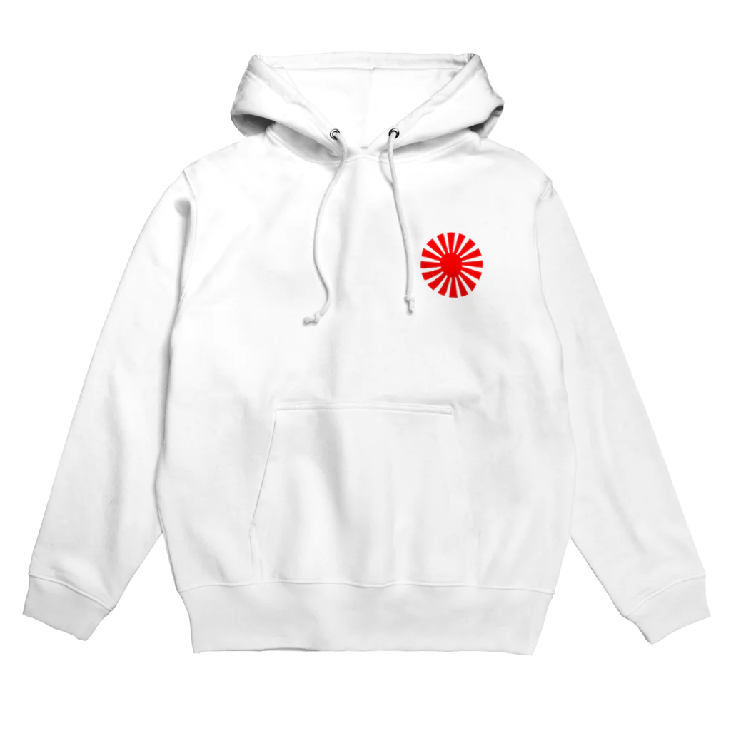 旭日ショップの丸型旭日旗 Hoodie