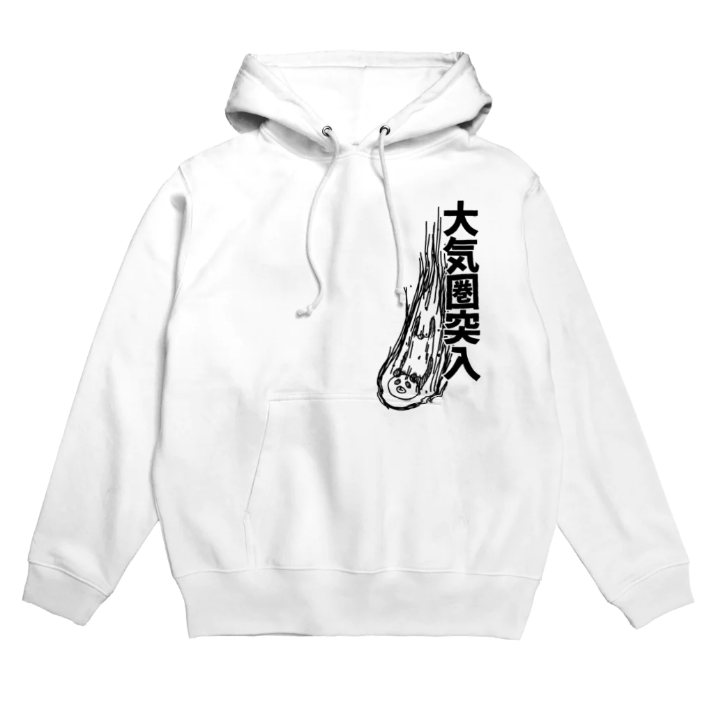 PokuStarの大気圏に突入するパンダ Hoodie