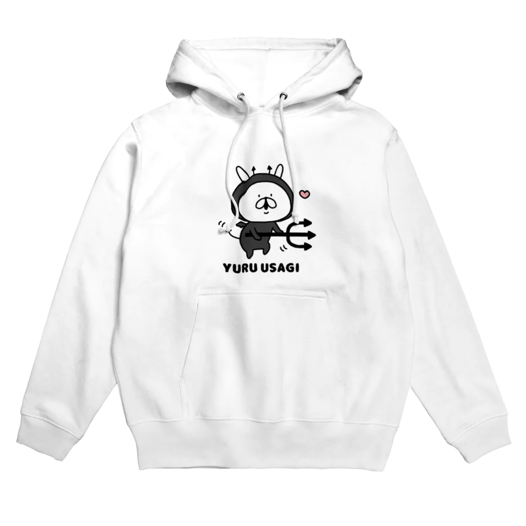 chococo_yuruusagiのゆるうさぎデビル Hoodie