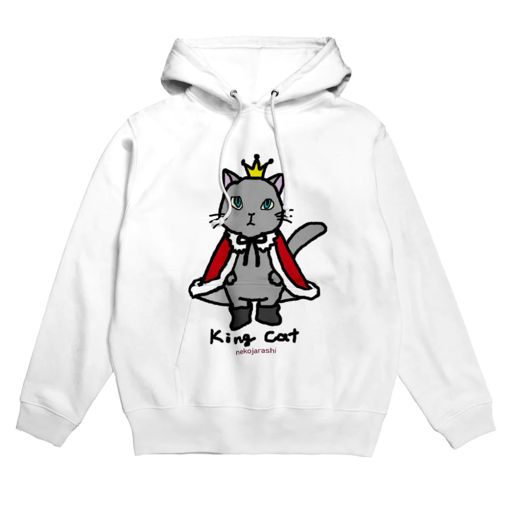 ゆきだるまころころのねこの王様＊赤 Hoodie