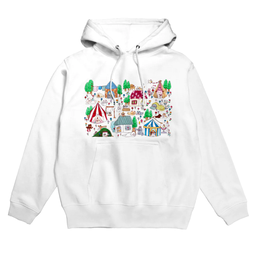 いぬけんやさんのいぬまちほのほのタイム Hoodie