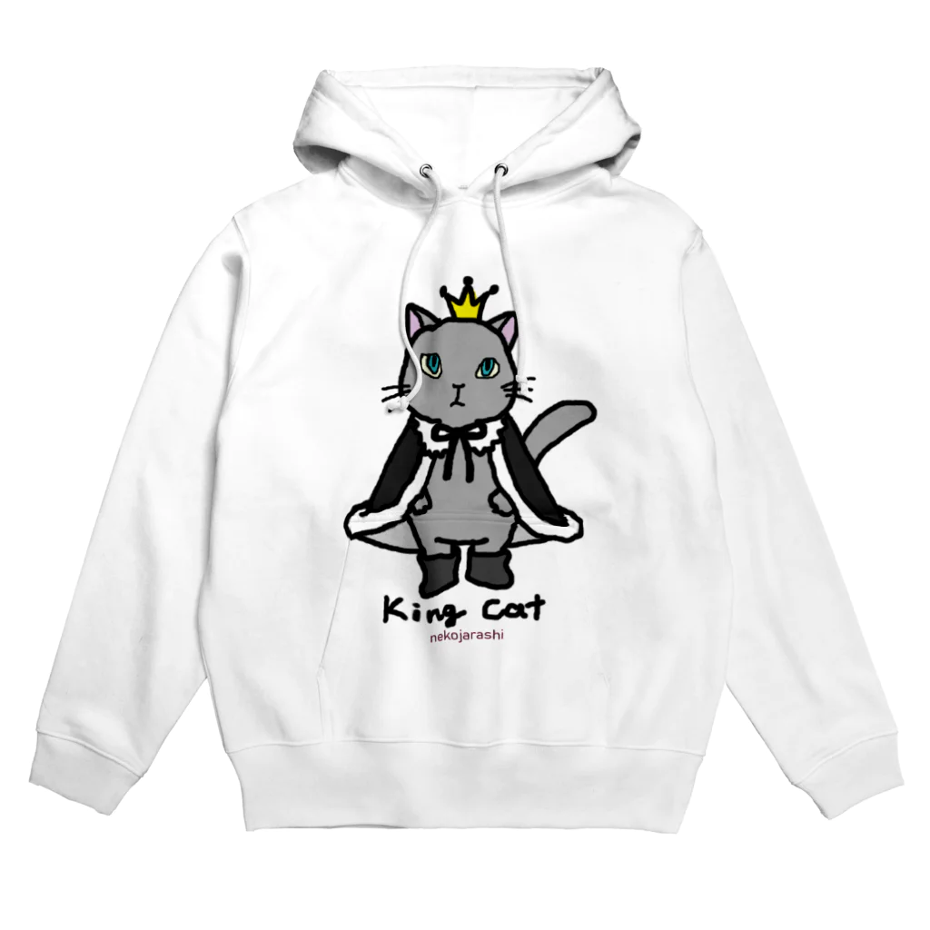 ゆきだるまころころのねこの王様＊黒 Hoodie