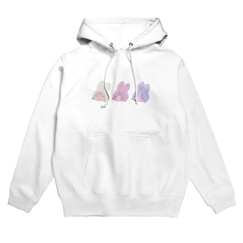 こうさぎ みょんたのうさちゃんズ Hoodie