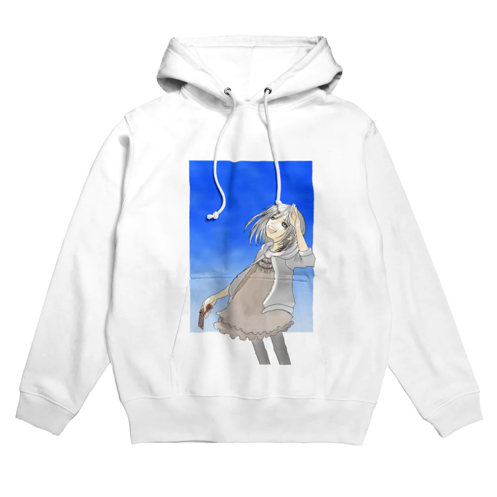 そうびょうの見上げた先は深い蒼 Hoodie