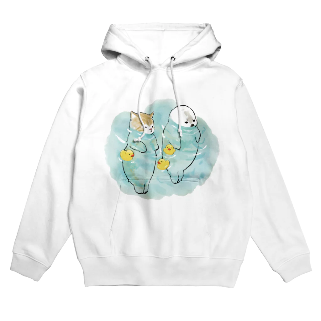 mofusandの海とにゃんこ Hoodie