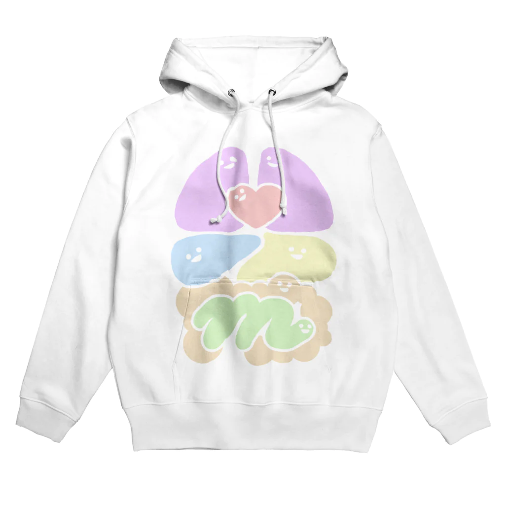 エナメルストア SUZURI店のパステルわた Hoodie