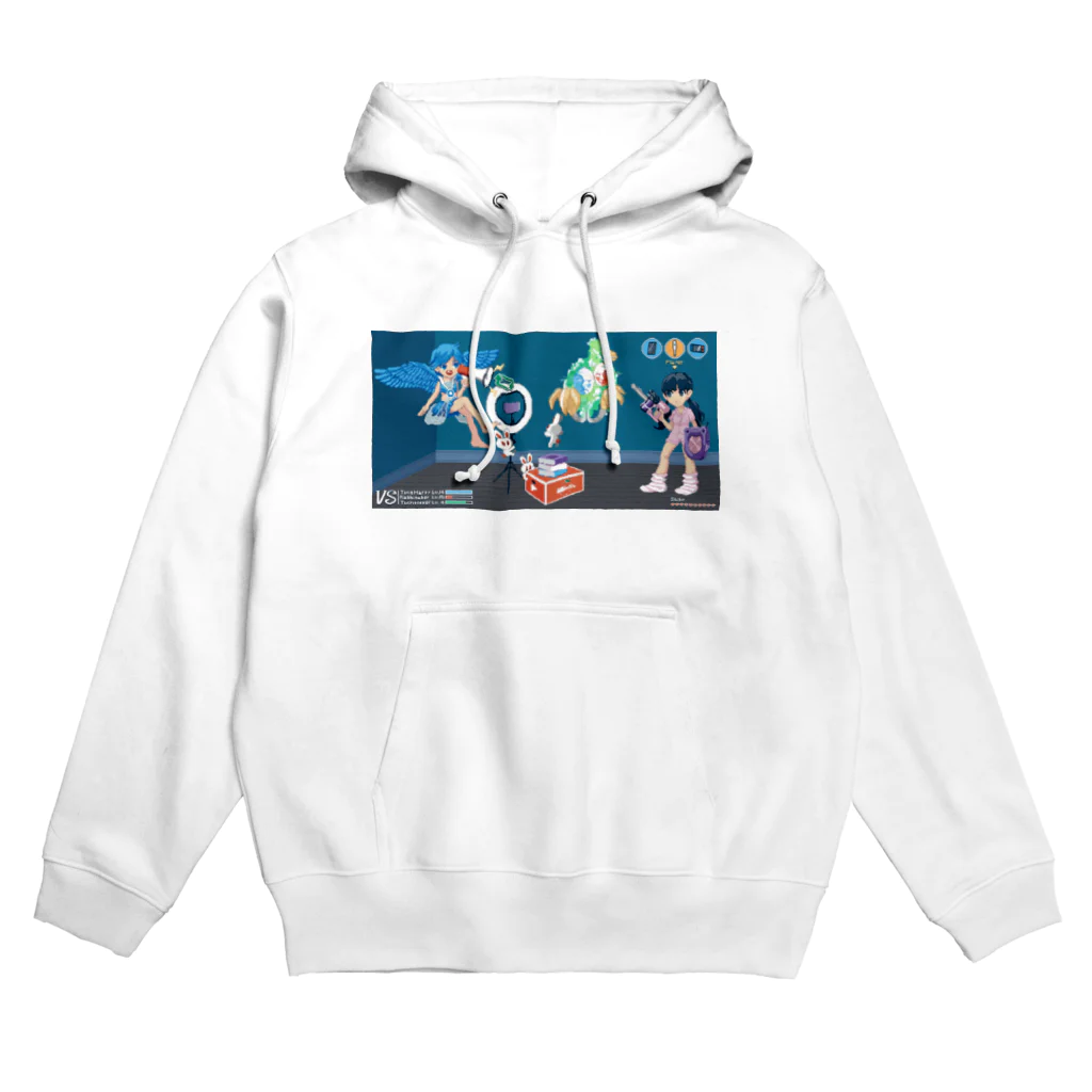 She is ...のSNS vs おうち時間 Hoodie