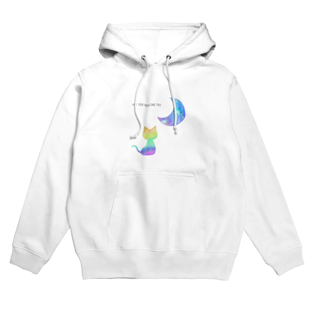 梅のMay your wish come true　ブラック Hoodie