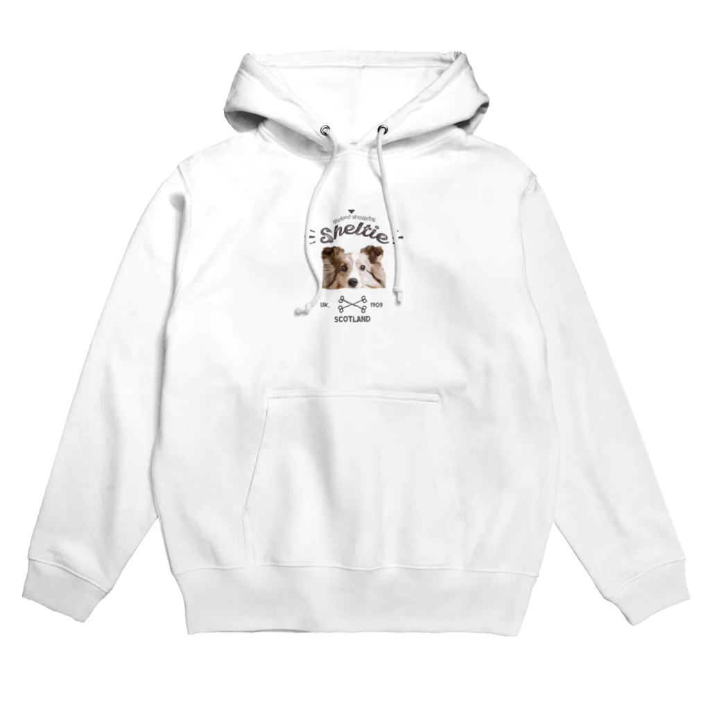 MOCUのひょっこりSheltie Hoodie