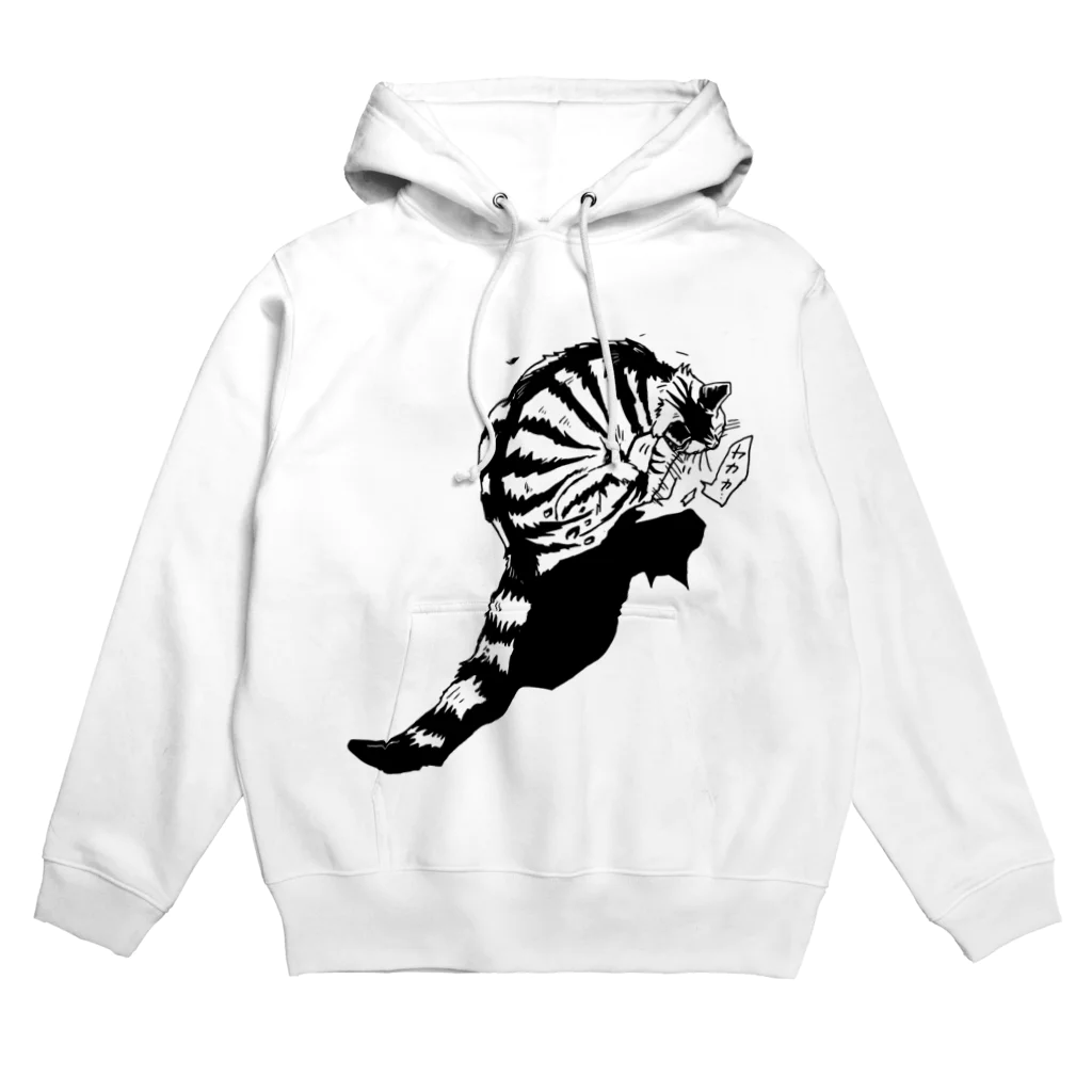 Hiroya_artsの耳を掻く猫 Hoodie