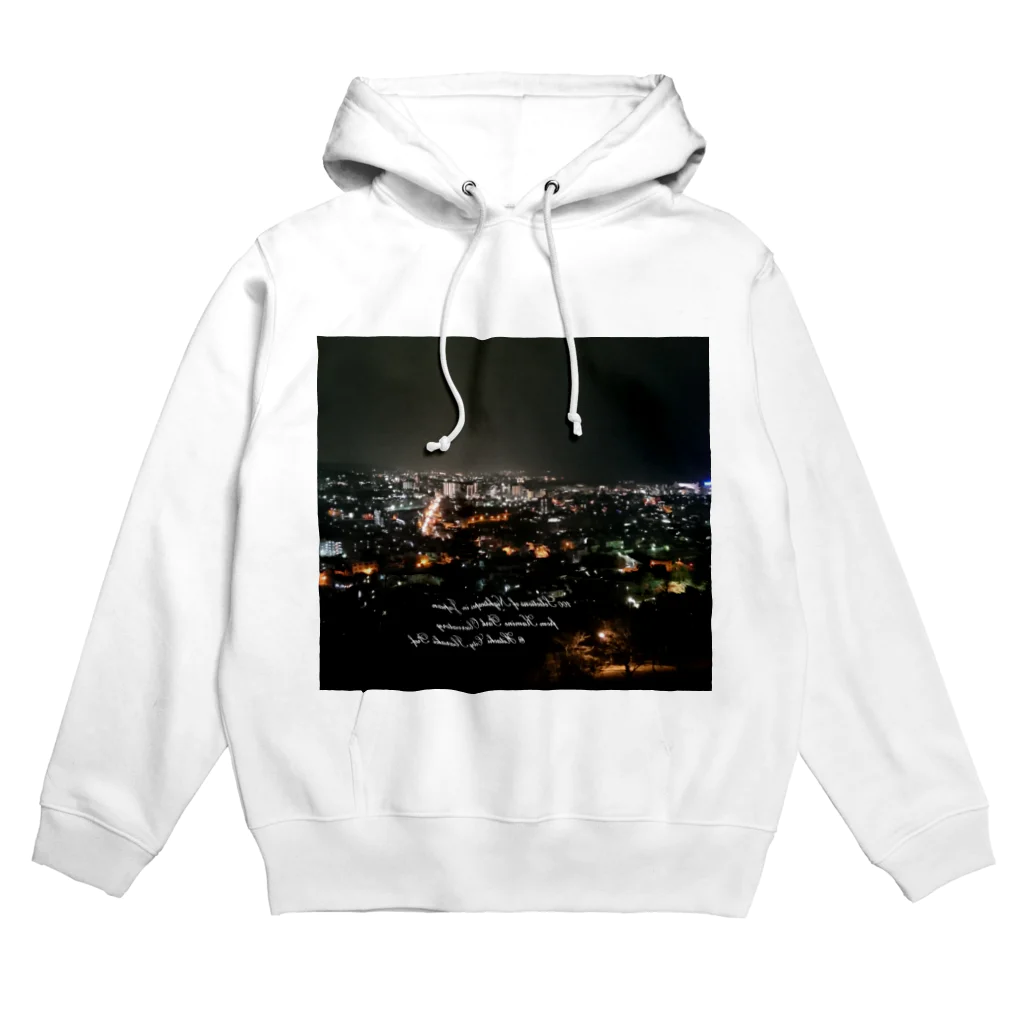 でおきしりぼ子の実験室のNight_Scape(Right_under_side) Hoodie