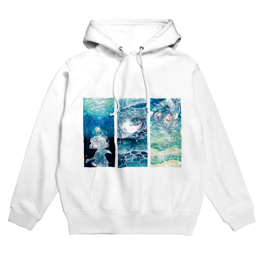 はなのすみれの海と少女シリーズ Hoodie