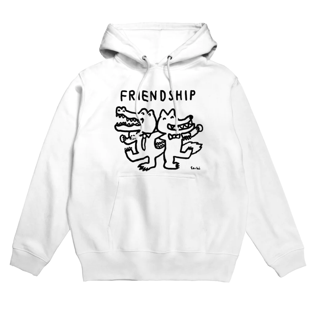 天明幸子　SUZURI  オフィシャルショップのfriendship Hoodie