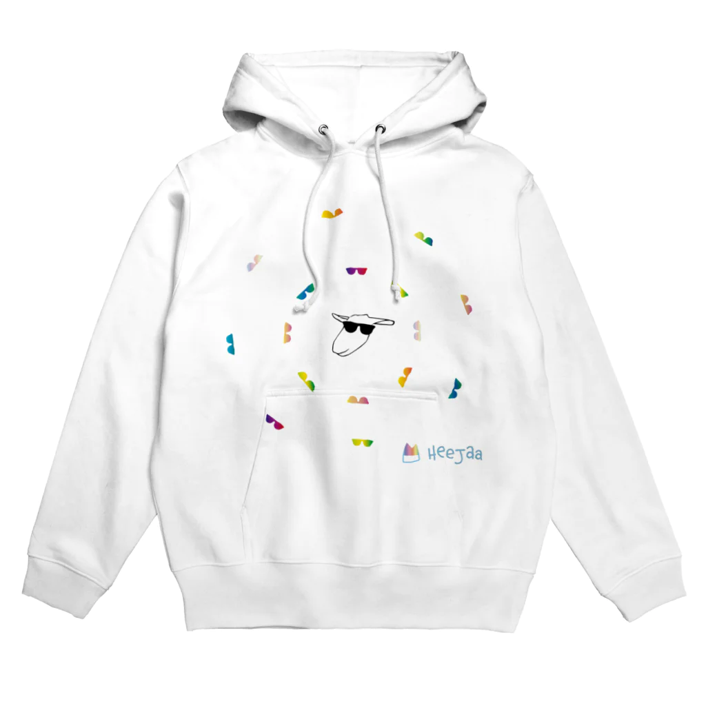 ハロー! オキナワのグラサンひーじゃー　カラフル Hoodie