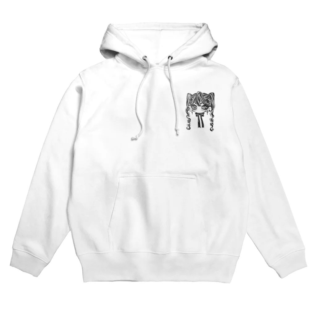 ロコ≒コロネのモノクロ少女 Hoodie