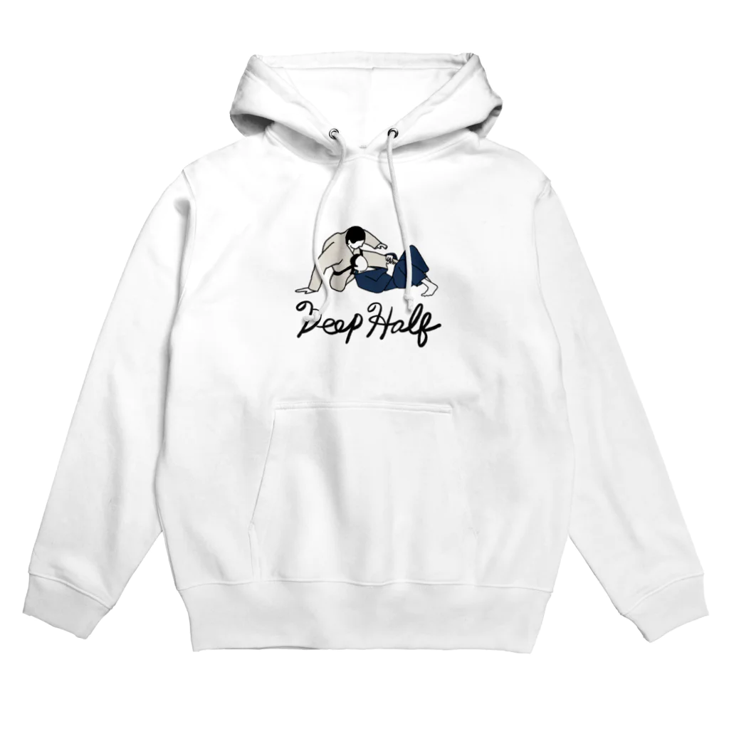 柔術イラストレーションのディープハーフ Hoodie