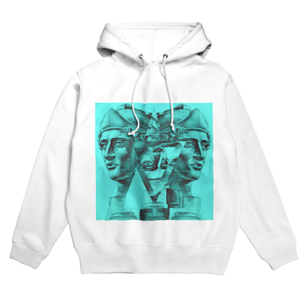 羽多野 加与の美術予備校時代石膏デッサングッズ Hoodie