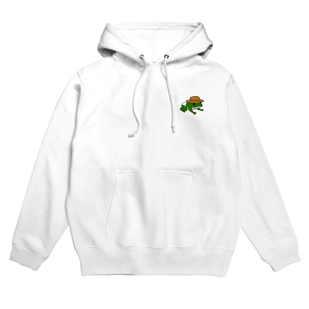 ブロッコリー商店のパンツを履いたカエルくん Hoodie