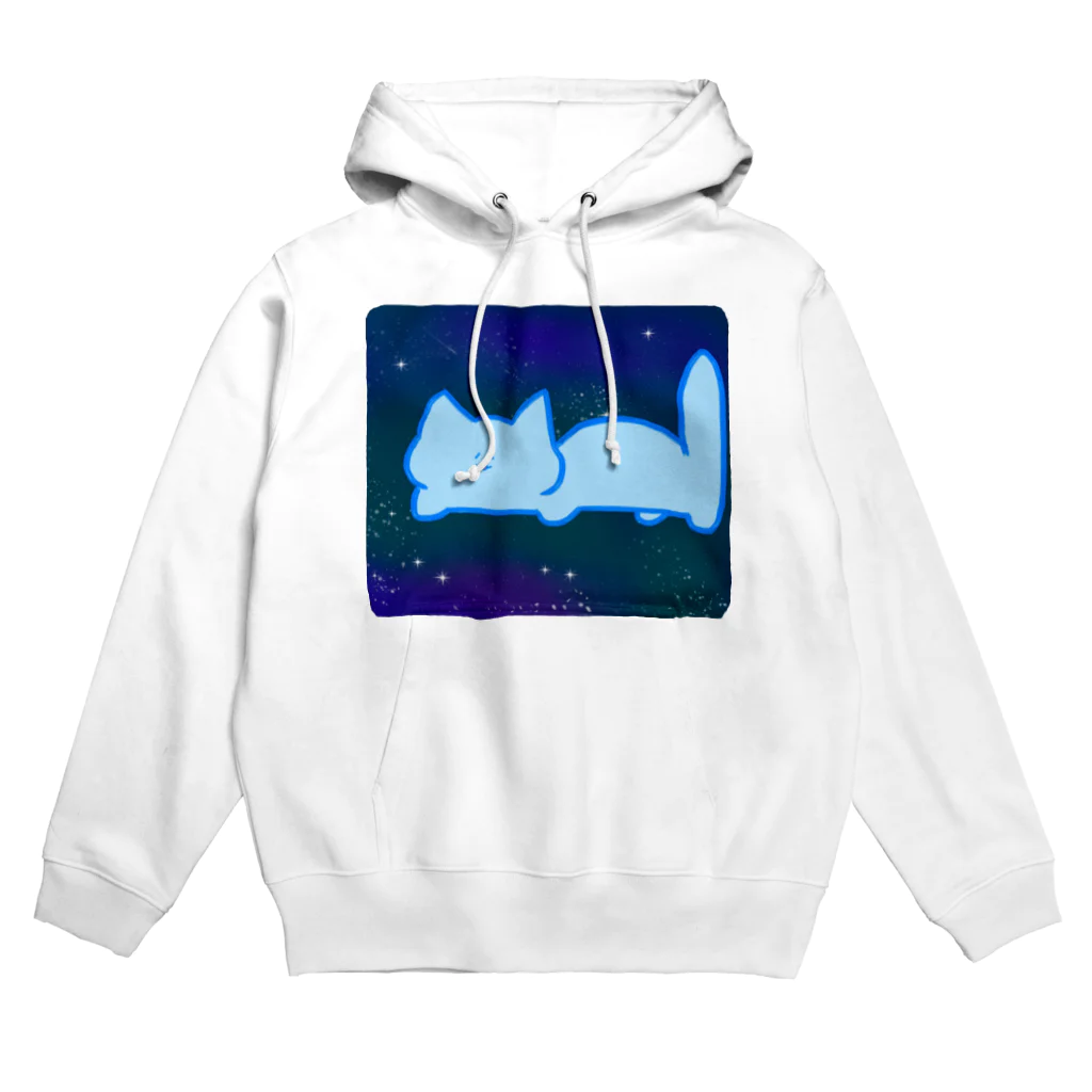 kusai_catの宇宙遊泳するくさいネコ Hoodie