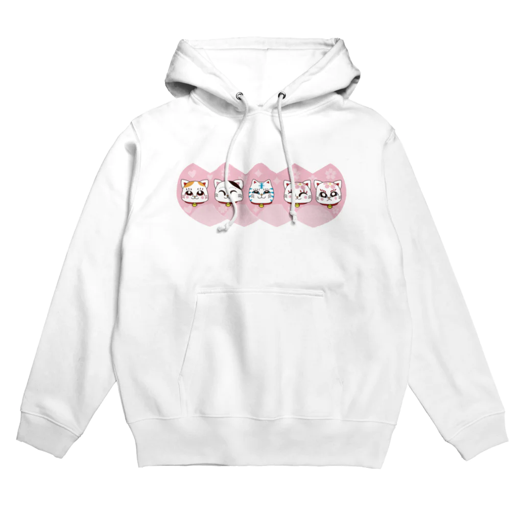 サクラねこショップの桜並猫 Hoodie