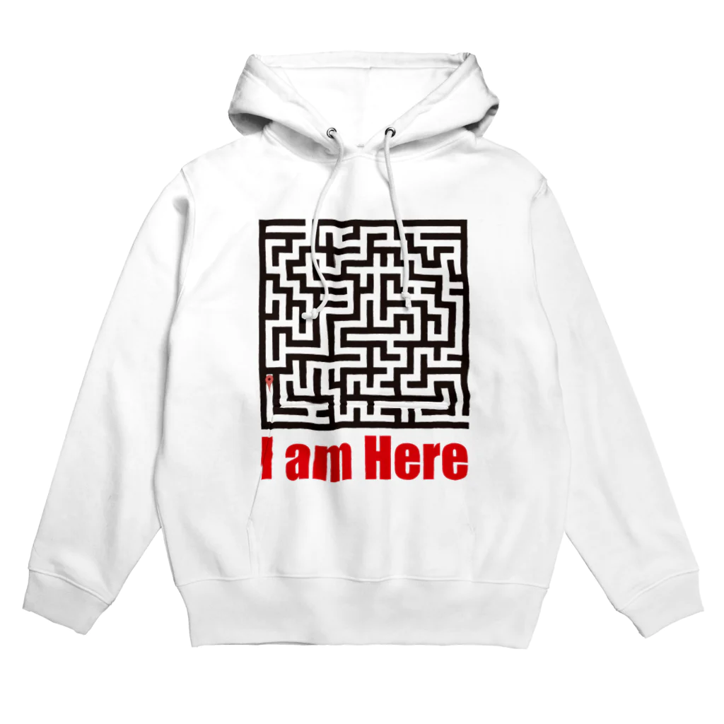 Fickleの迷路 I am Here Hoodie