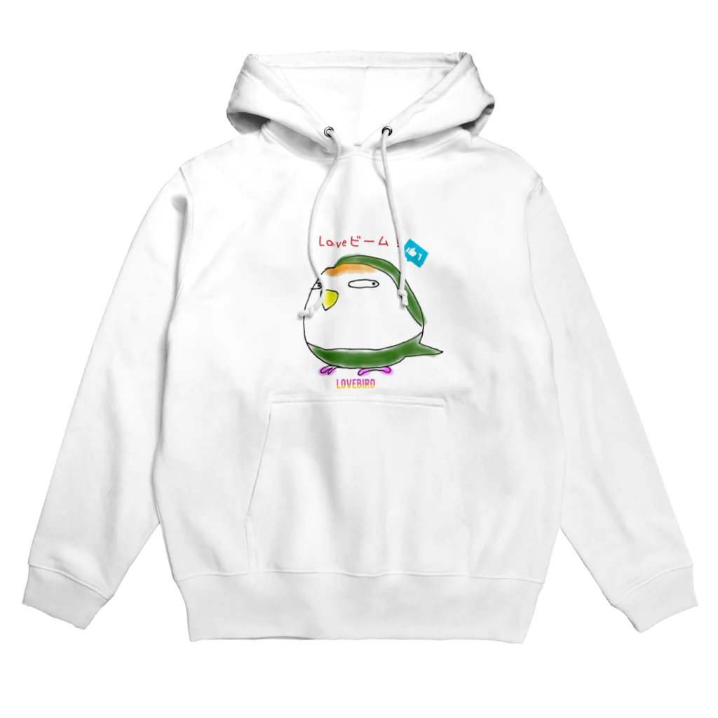 コザTAROのコザクラインコのLoveビーム！✨ Hoodie