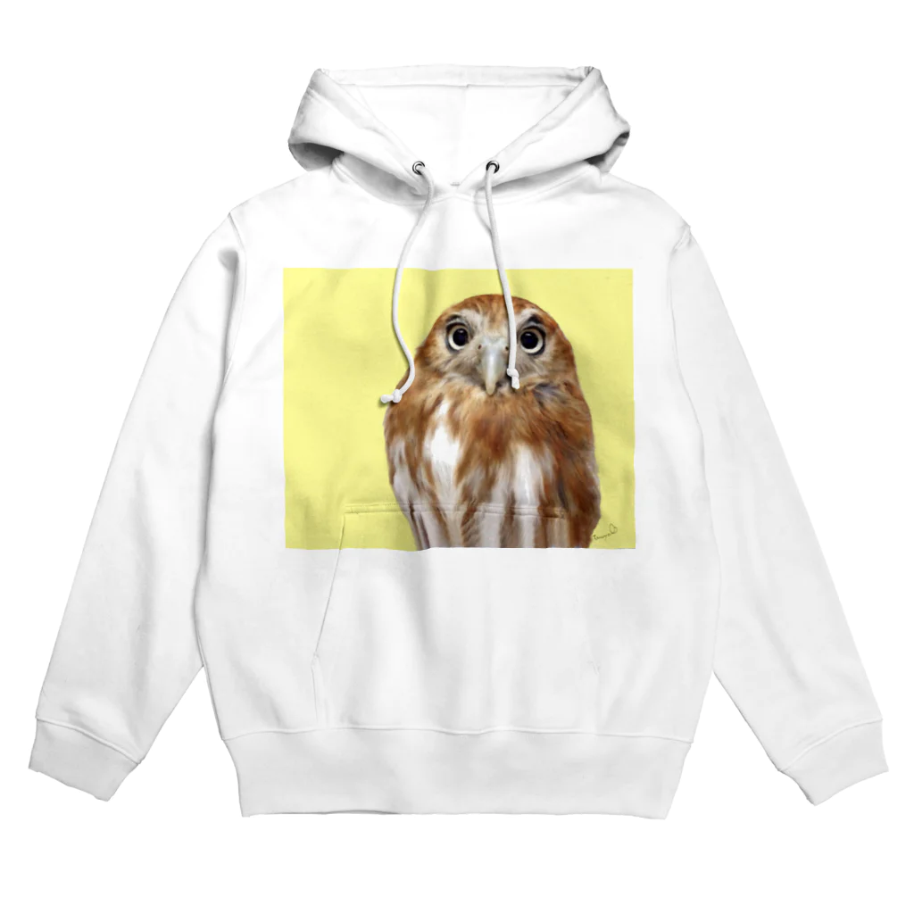 工房もりふくろうのアカスズメフクロウ Hoodie