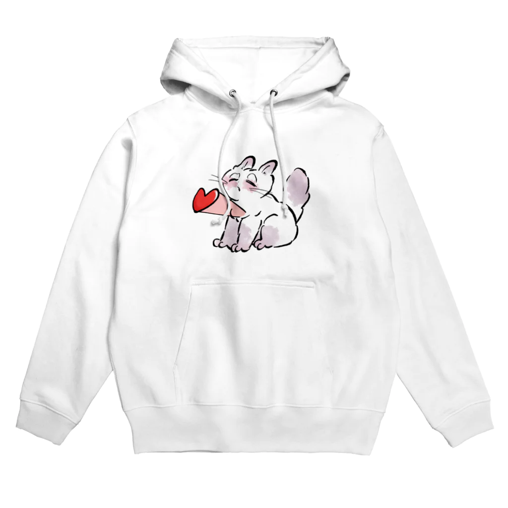 猫のあいさつのどきー！ Hoodie