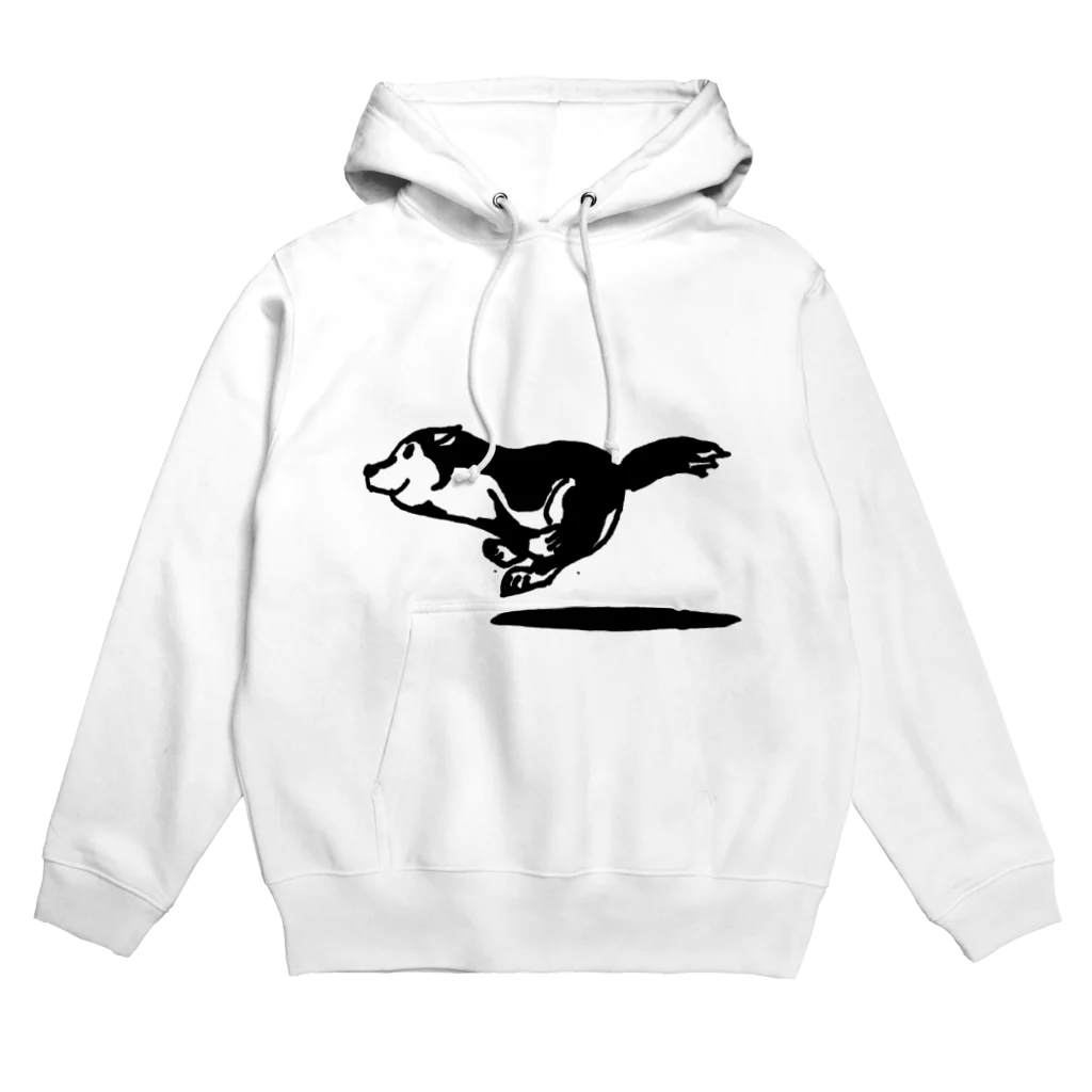 Chiccoloの弾丸柴モノクロバージョン Hoodie