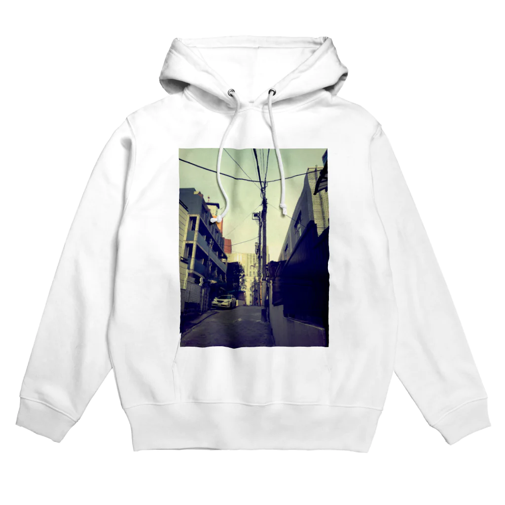 pezy_byteの電線と街 Hoodie