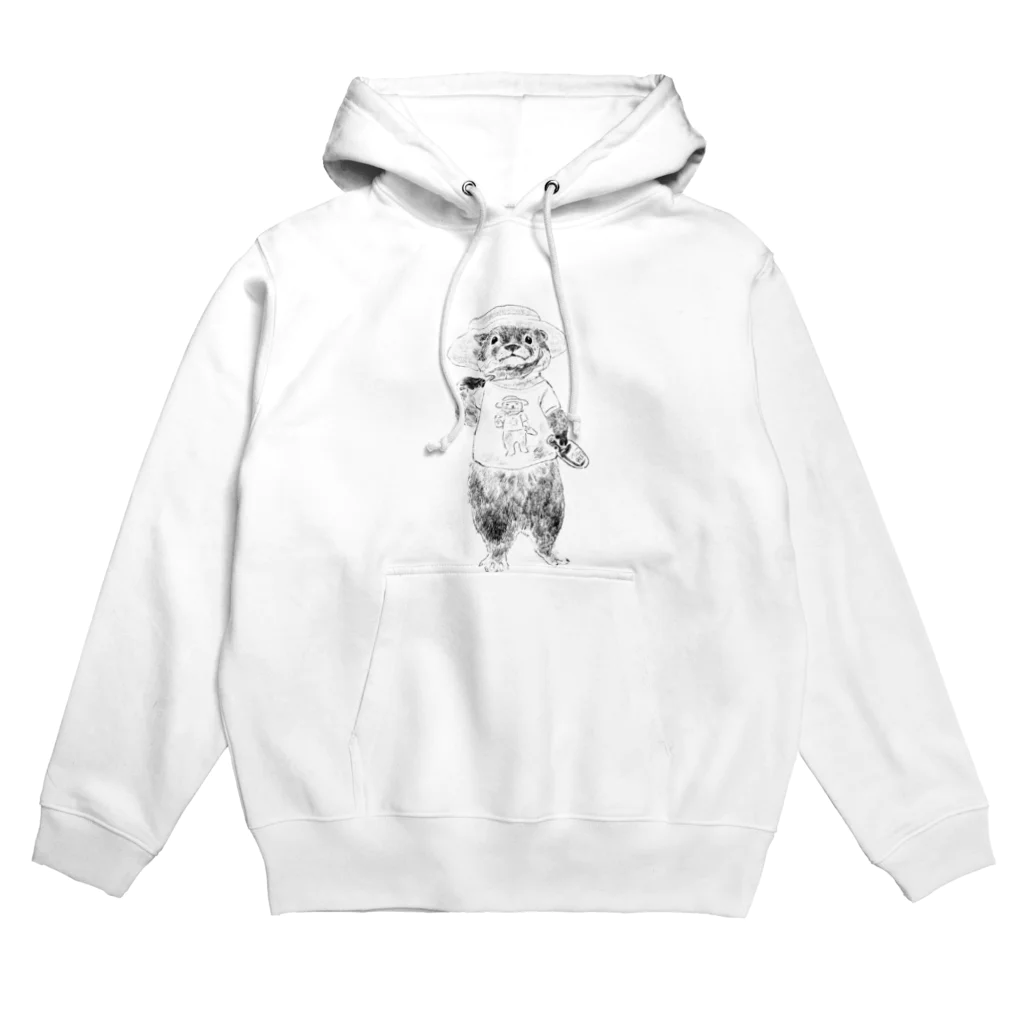 FLUFFY　ＳＨＯＰのキャンパーカワウソ Hoodie