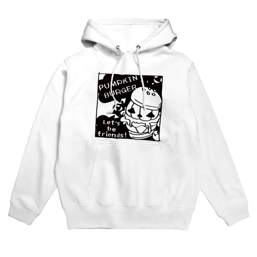 イラスト MONYAAT のGz かぼちゃバーガーＤ_M Hoodie