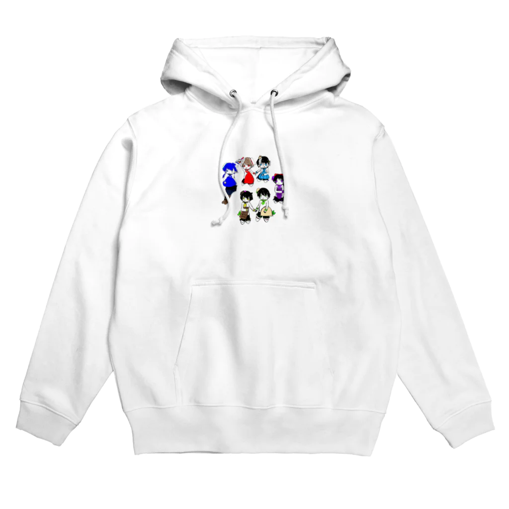 情報電波局の仲良し６にんぐみ Hoodie