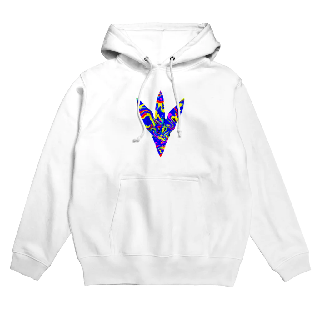 Combexのあしあとカラフル Hoodie