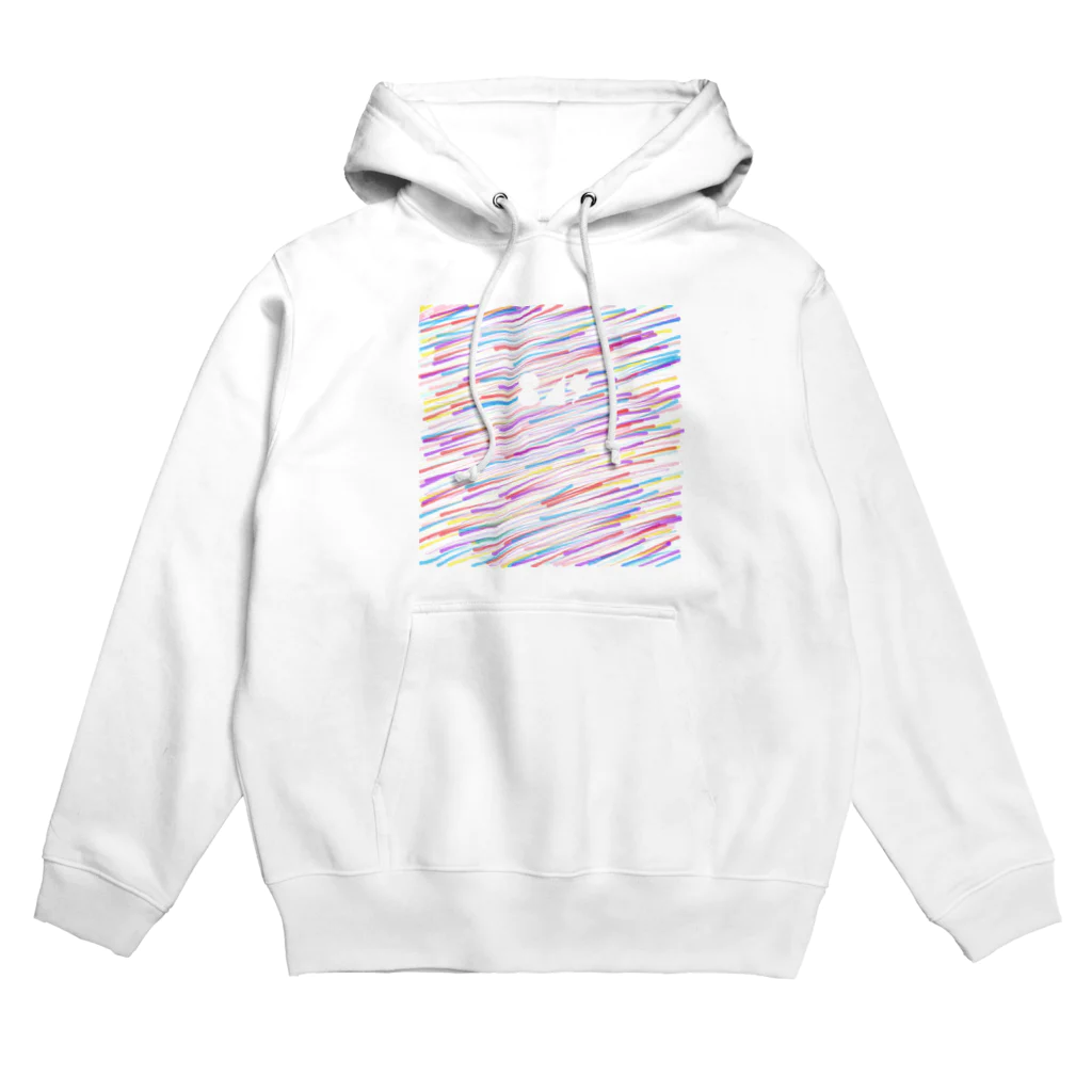 はちよんごの流星(白) Hoodie