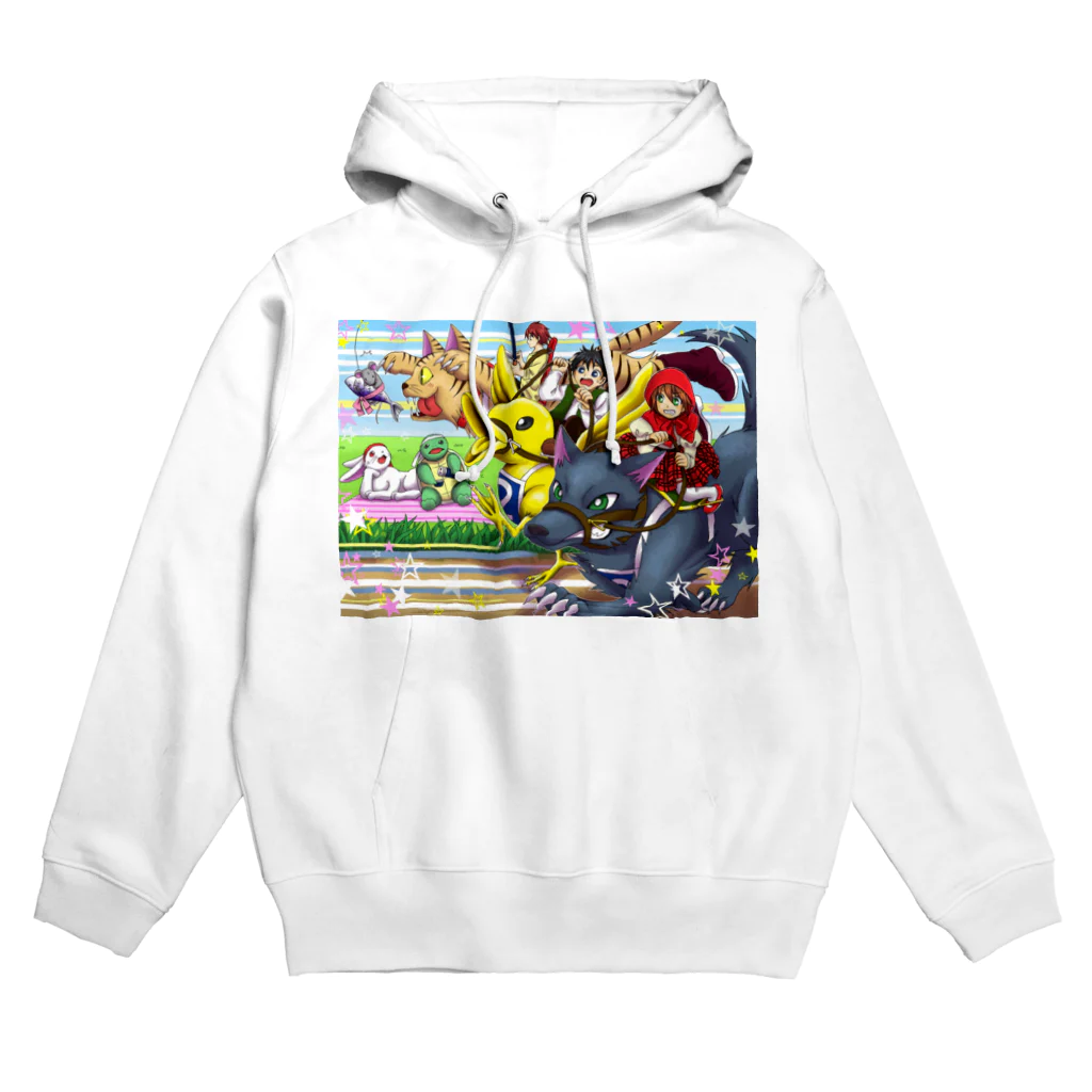 花信風のお店のおとぎの国の競争 Hoodie