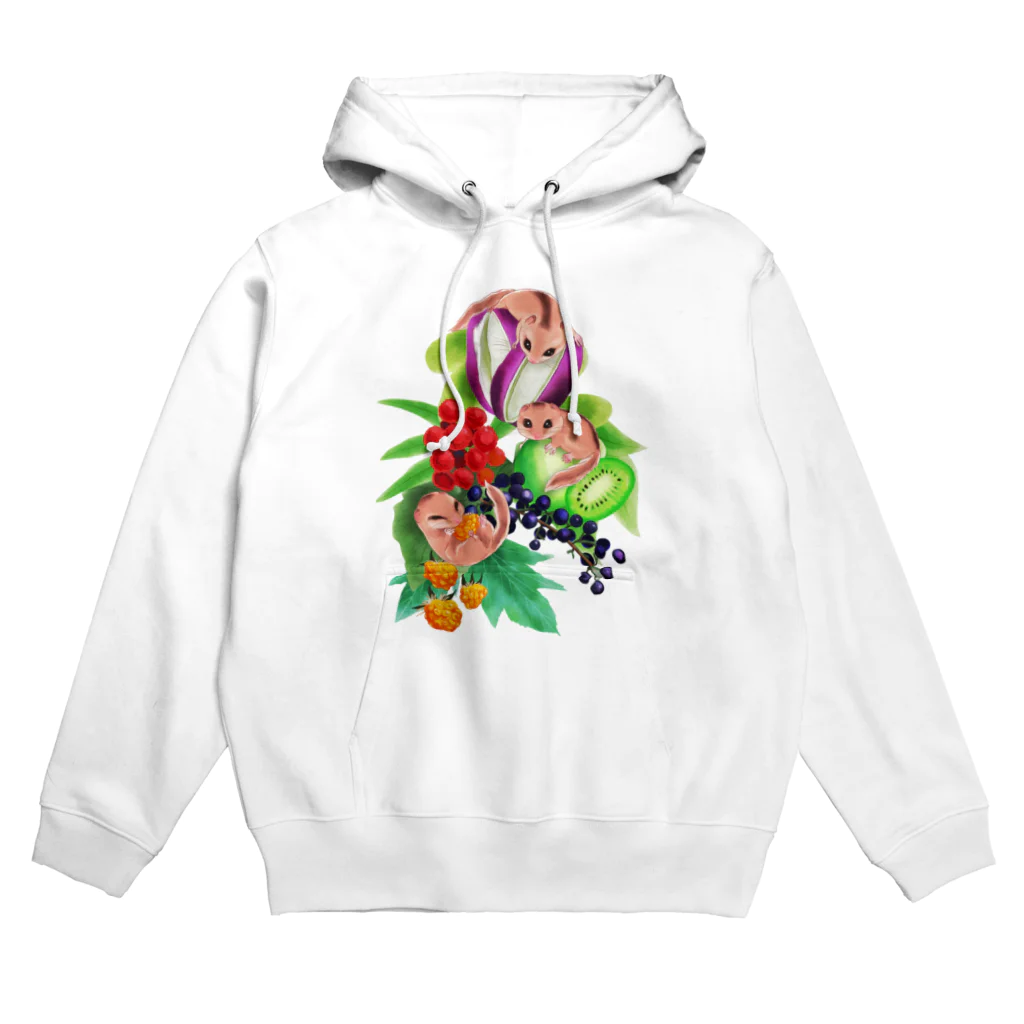 ねぼすけやの秋の味覚盛りだくさんヤマネ Hoodie