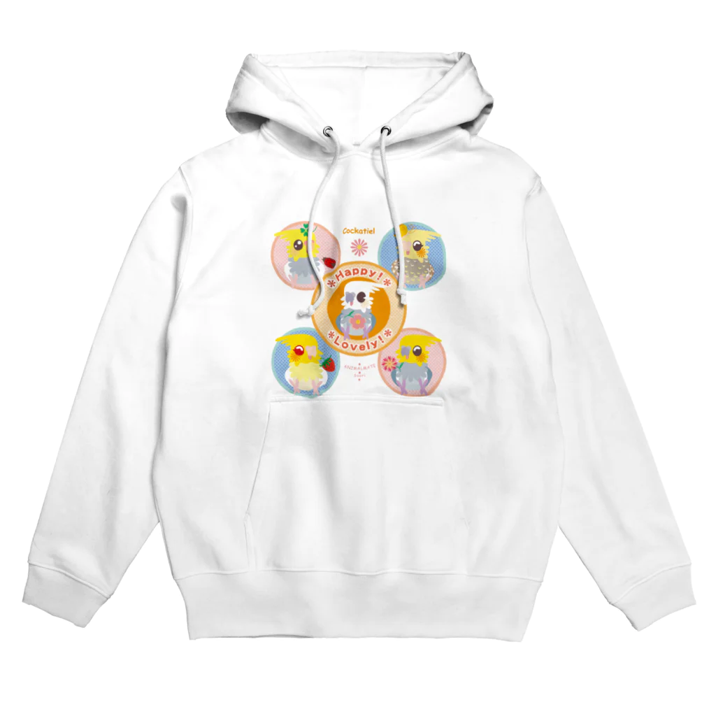 あにまるめいとのハッピー！ラブリー！オカメインコ Hoodie