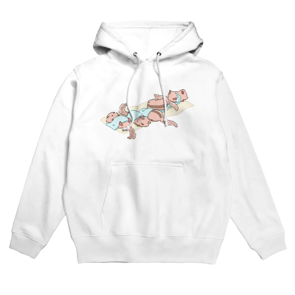 ねぼすけやのヤマネたちのおひるね Hoodie