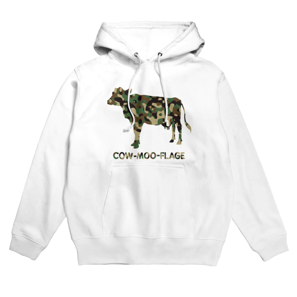 gemgemshopのカウ・モー・フラージュ Hoodie