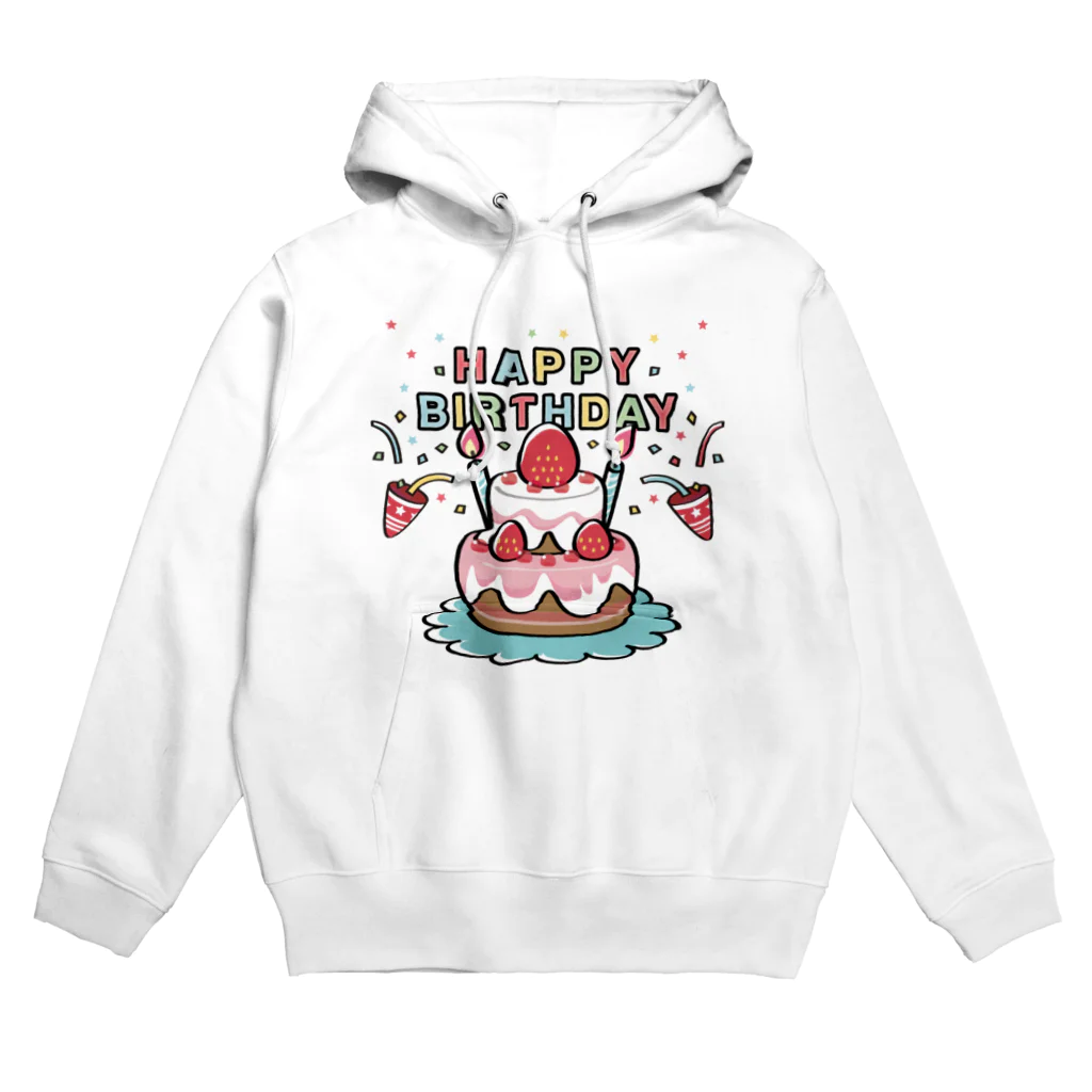 イラスト MONYAAT のCT61HAPPY BRITHDAY  Hoodie