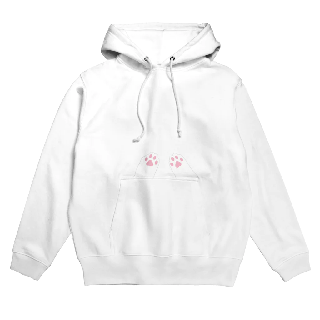 Sukochatoraの白猫のおてて Hoodie