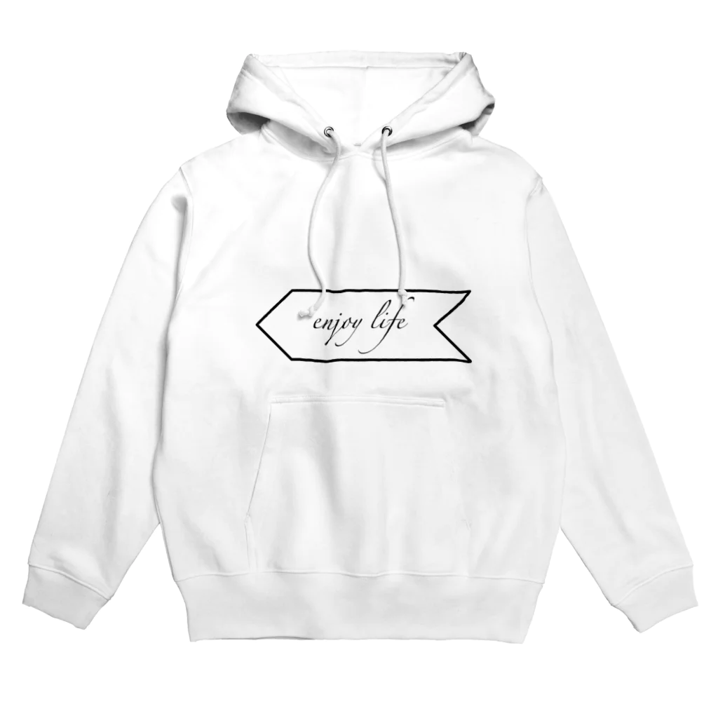 キアのenjoy Life 矢印ボード風 Hoodie